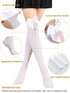 SATINIOR Satin Bow Stockings Women Opaque Thigh High Stockings Over Knee Long Stockings...